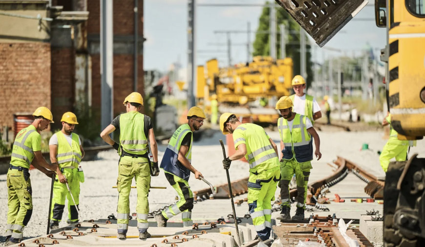 PLUS GRANDE OPÉRATION RÉCENTE DE RENOUVELLEMENT D'AIGUILLAGES EN RÉGION BRUXELLES-CAPITALE